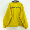 Tommy Hilfiger Logo Vintage Yellow Snapped Rain Jacket Size L