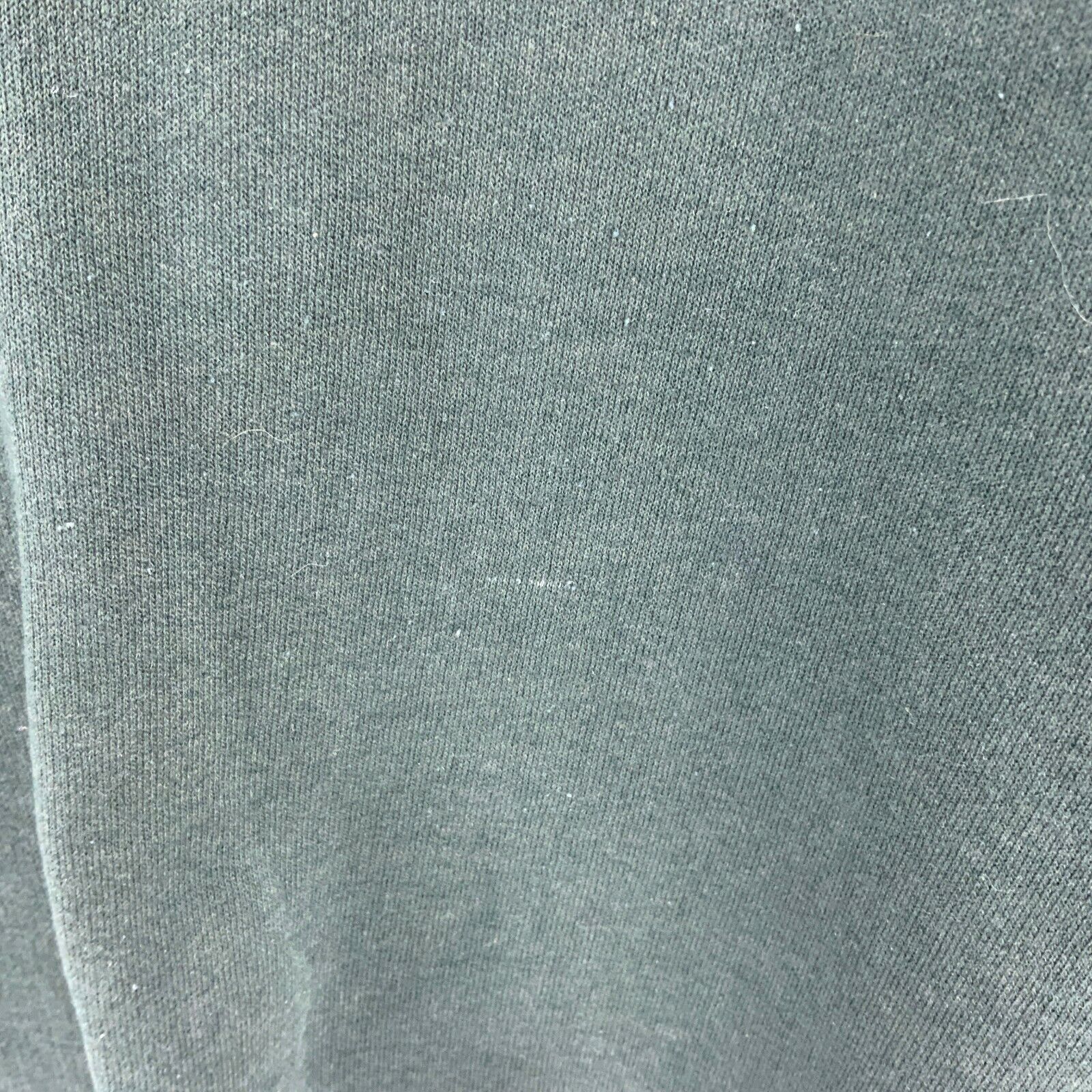 Green Sweatpant Activewear Fleece Lined Tapered Leg Size M 90s