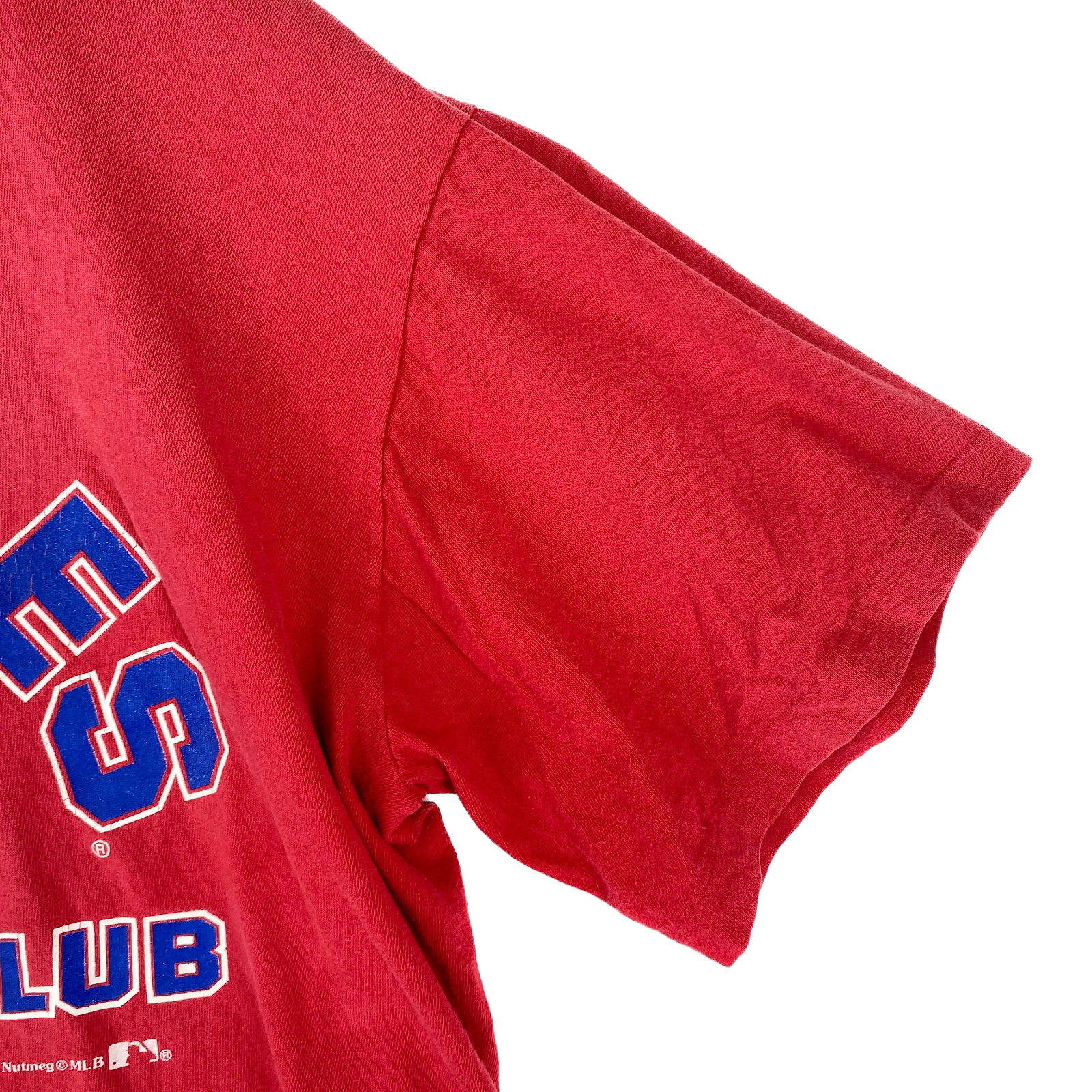 Vintage Nutmeg MLB Philadelphia Phillies Red T-shirt Size XL Single Stitch