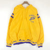 Russell Athletic Flandreau Fliers NCAA Yellow Quarter Zip Hooded Jacket Size XL
