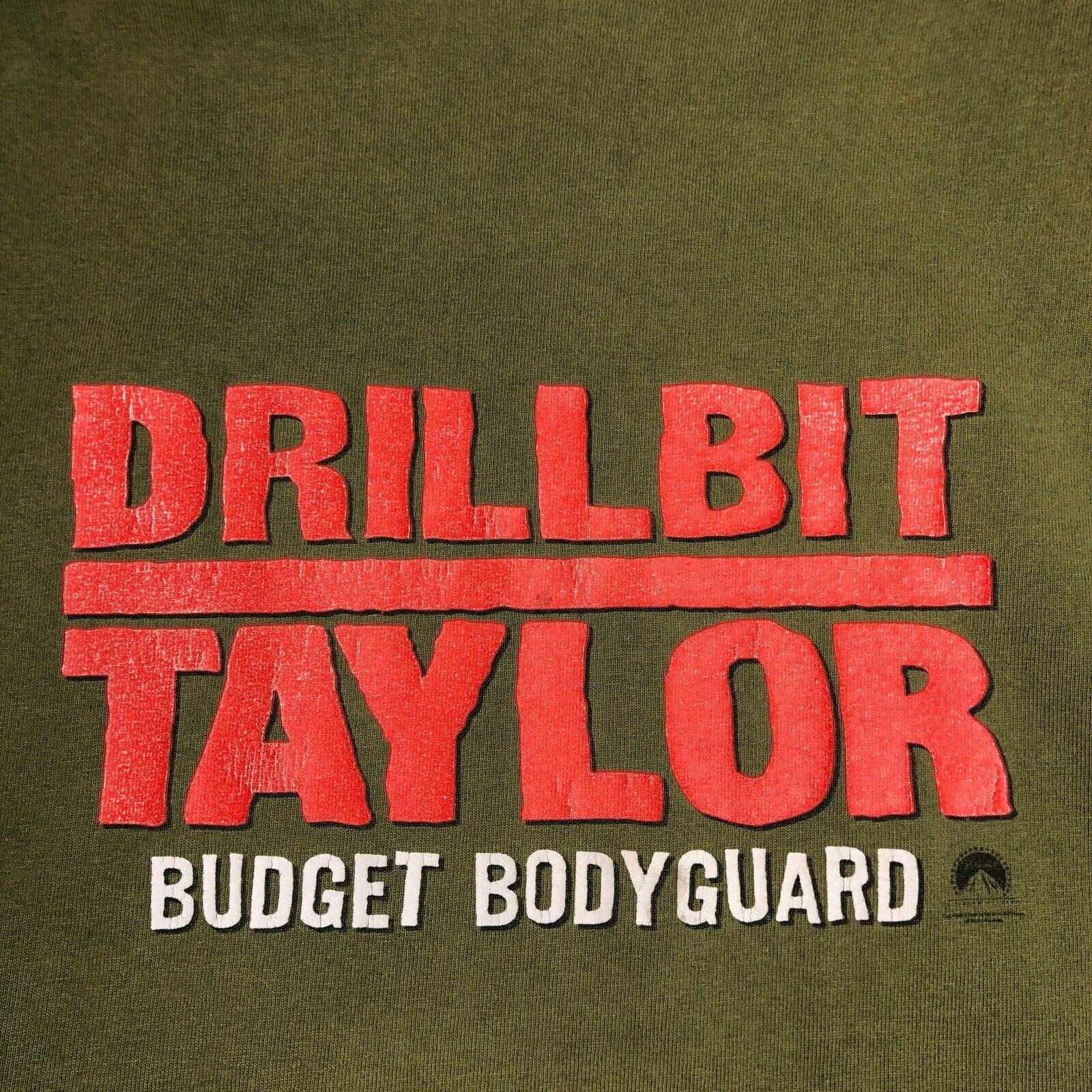 2008 Drillbit Taylor Comedy Movie Budget Bodyguard Green T-shirt Size M