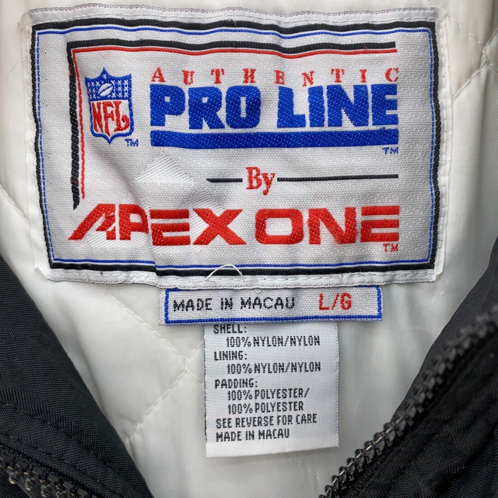 Dallas Cowboys NFL Football Full Zip Blue Insulated Jacket Size L