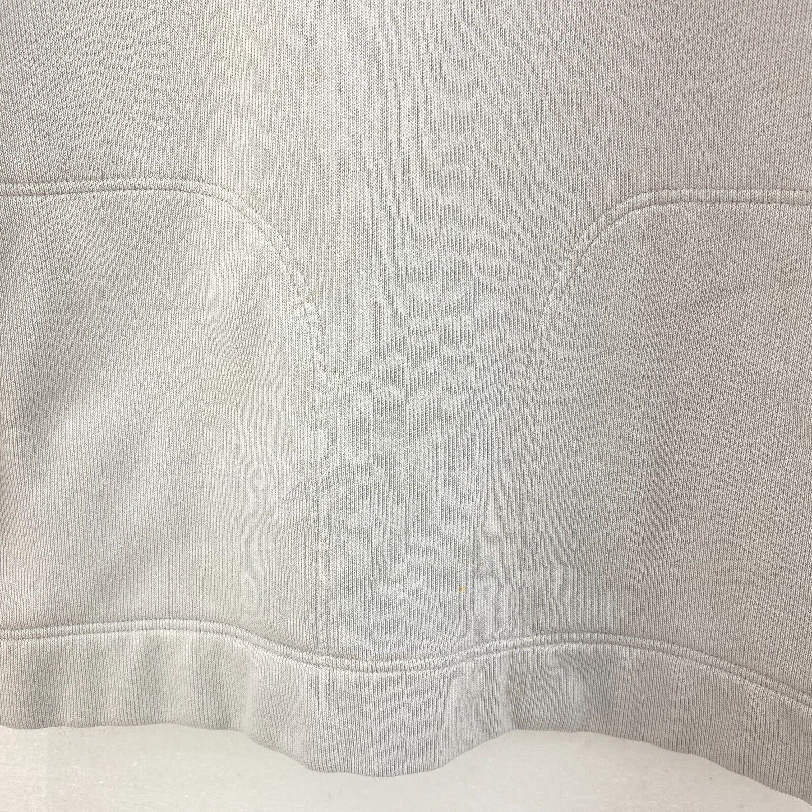 Nike Swoosh Check Embroidered Gray Pullover Jacket 1/4 Zip Size L
