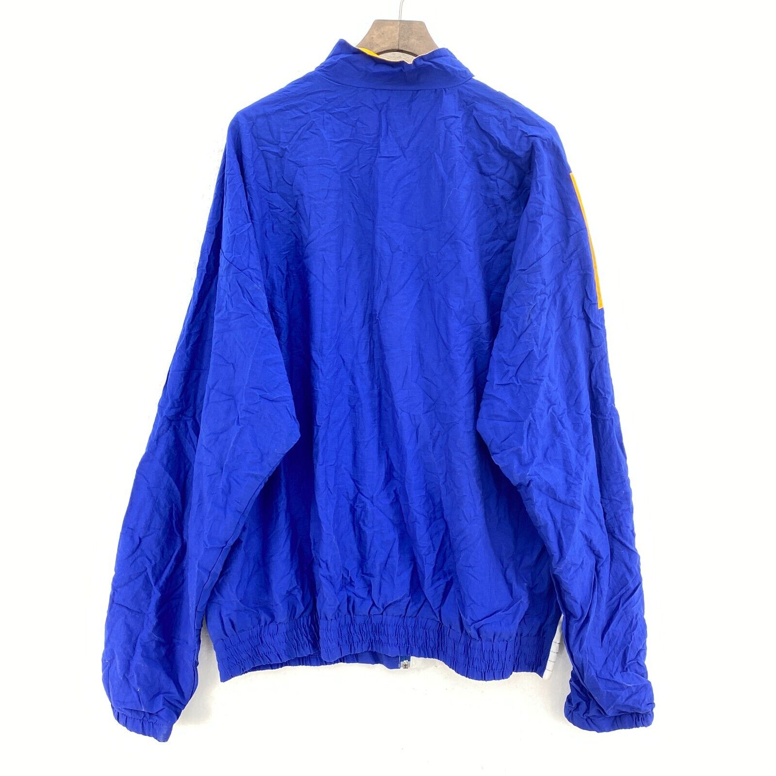 Vintage Reebok Australian Rugby Blue White Full Zip Light Jacket Size XL