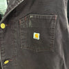 Carhartt Button Up Purple Workwear Jacket Size L Women's