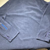 The North Face Men's Dark Blue Quarter Zip Fleece Pullover Size L