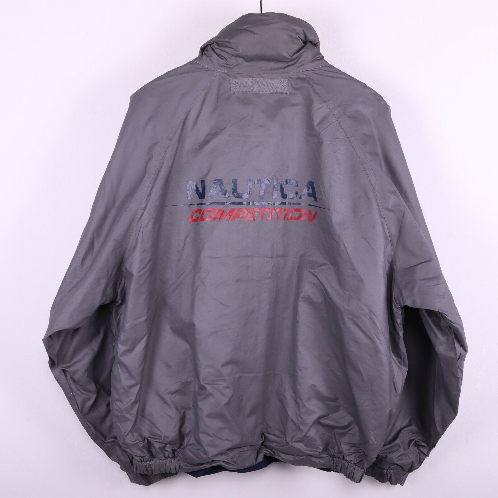 Nautica Competition Reversible Jacket Full Zip Size L 90s
