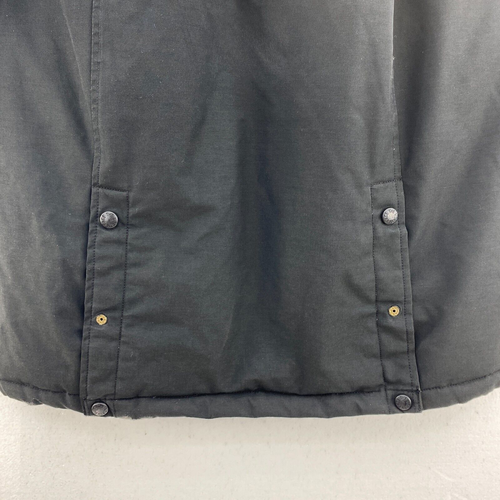 The North Face Hyvent Black Insulated Women's Parka Jacket Size M Full Zip Up