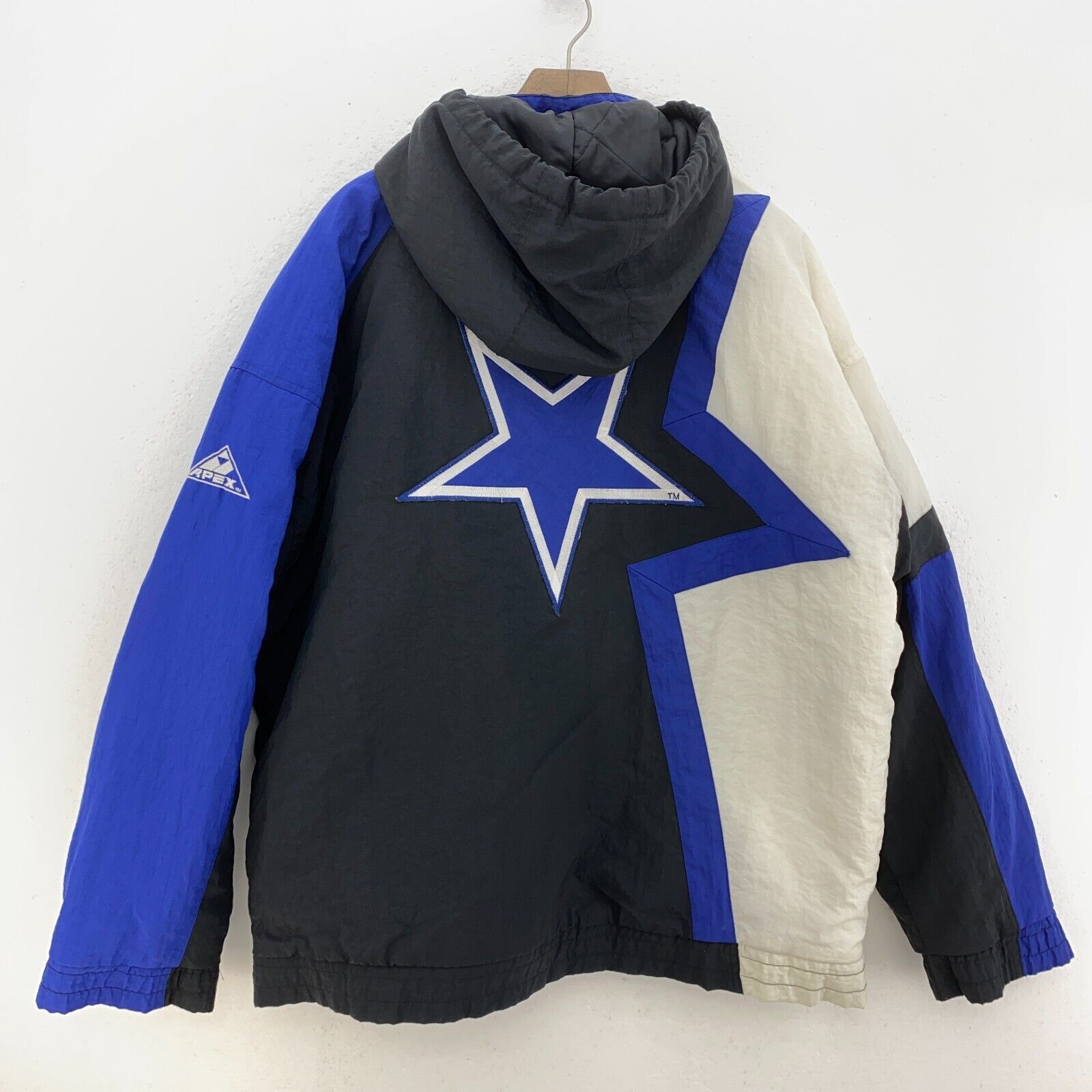 Dallas Cowboys NFL Football Full Zip Blue Insulated Jacket Size L