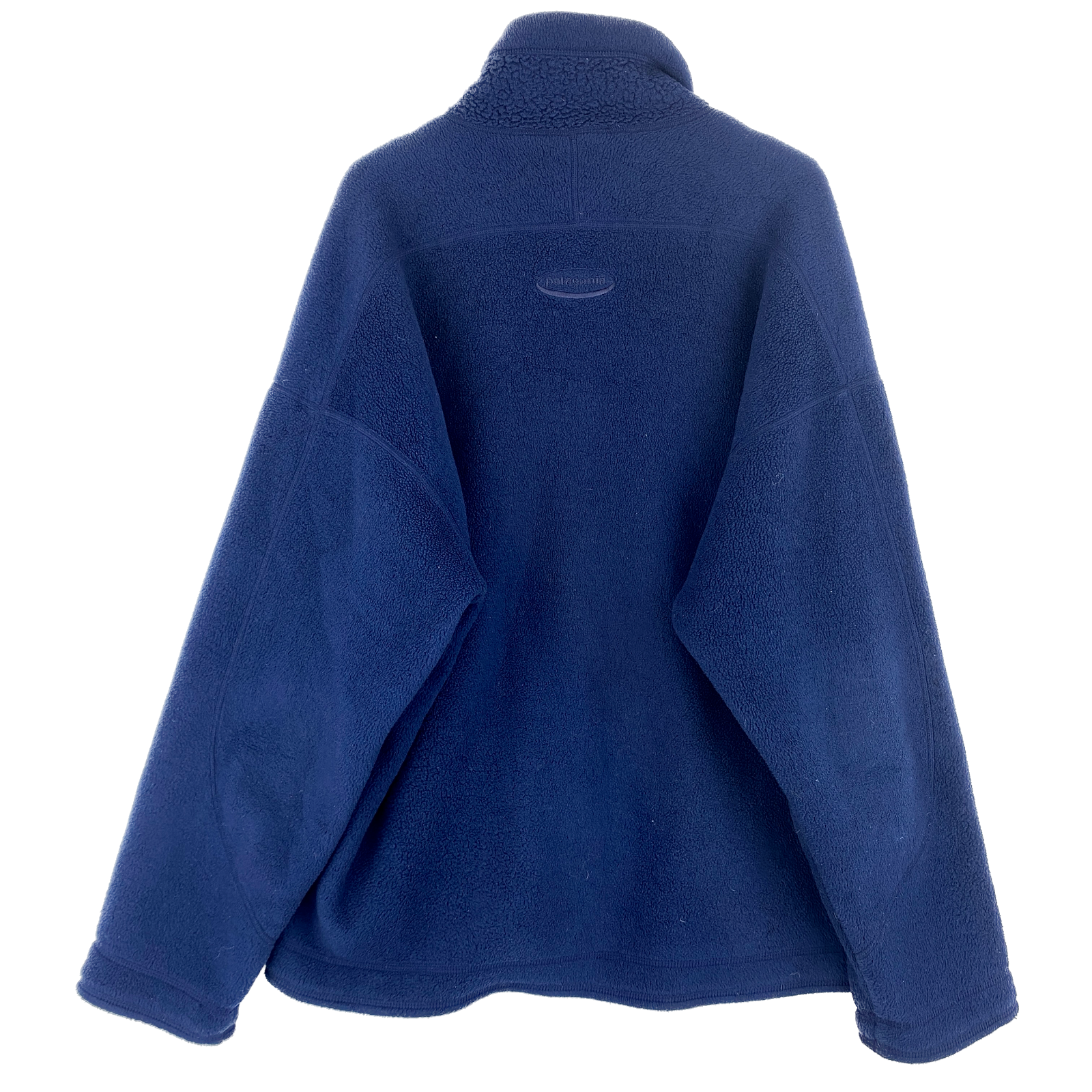 Vintage Patagonia Synchilla Navy Blue Fleece Full Zip Jacket Size L