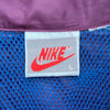 Nike Small Logo Embroidered Light Hooded Jacket Size L Blue 1/4 Zip