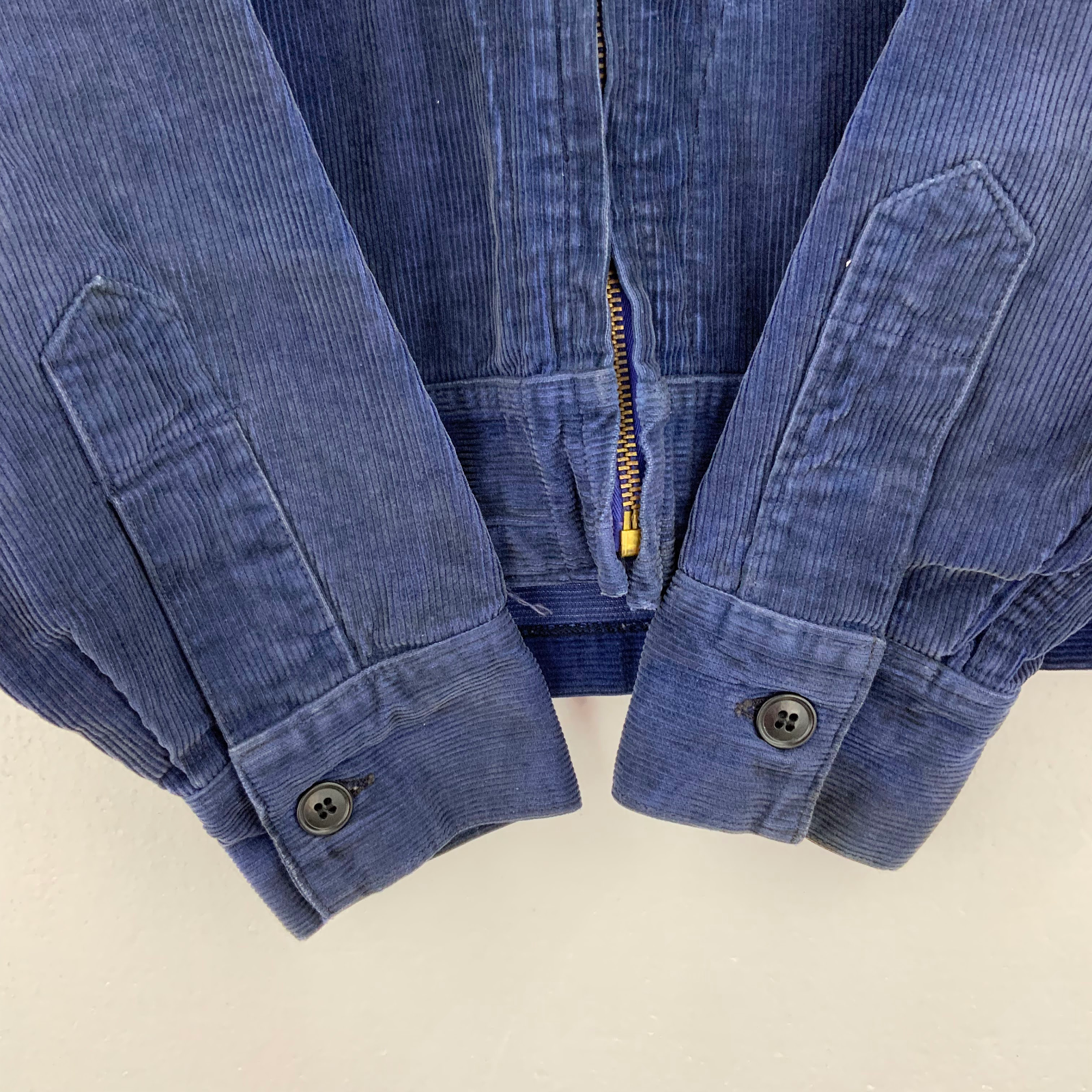 Corduroy Jacket Blue Size 38 Vocational Agriculture Future Farmers 90s