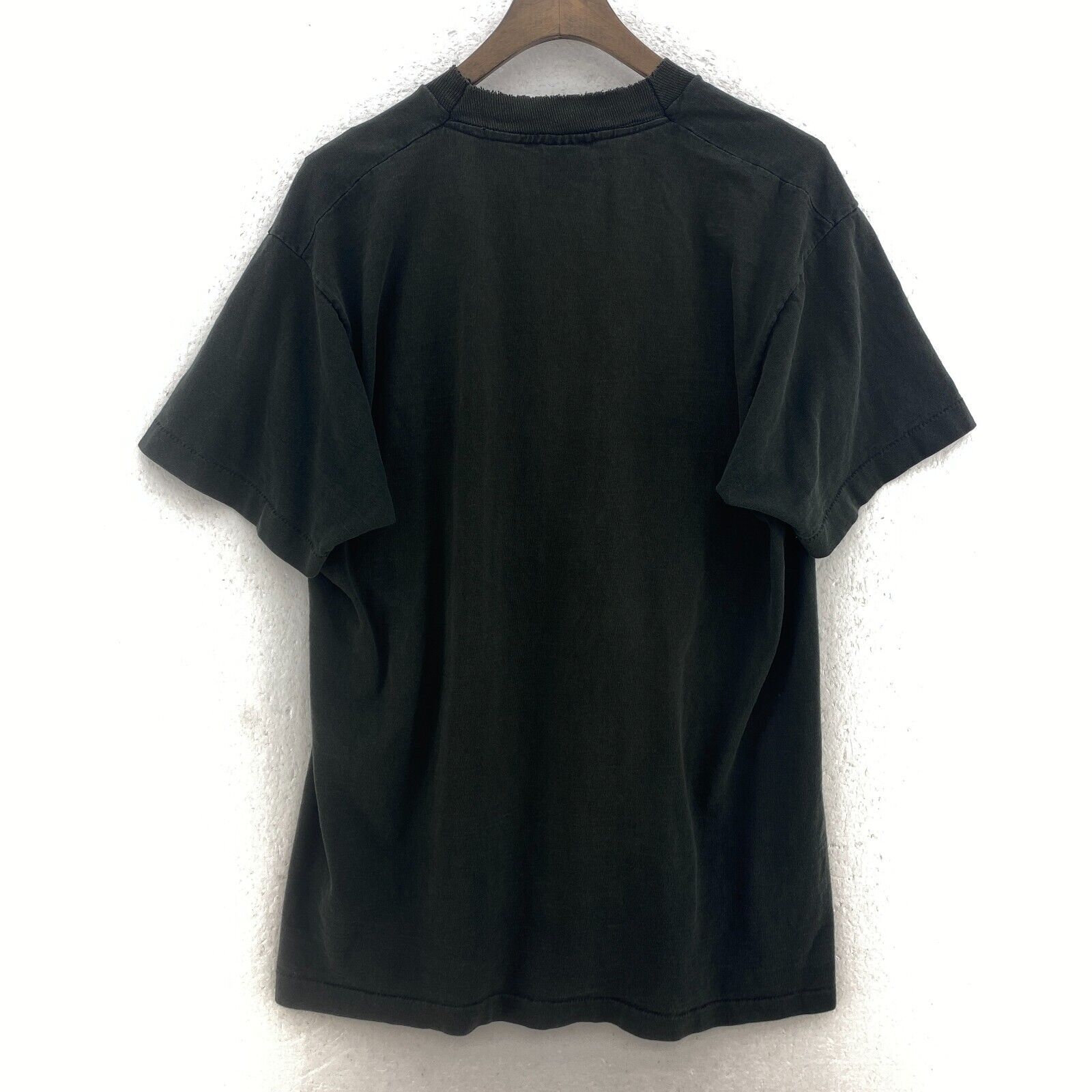 New England Patriots NFL Vinrage Black T-shirt Size L Single Stitch