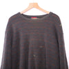 Wool Knit Gray Sweater Pullover Size XL Robert Banks