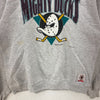 Vintage Nutmeg Mighty Ducks NHL Gray Sweatshirt Size XL
