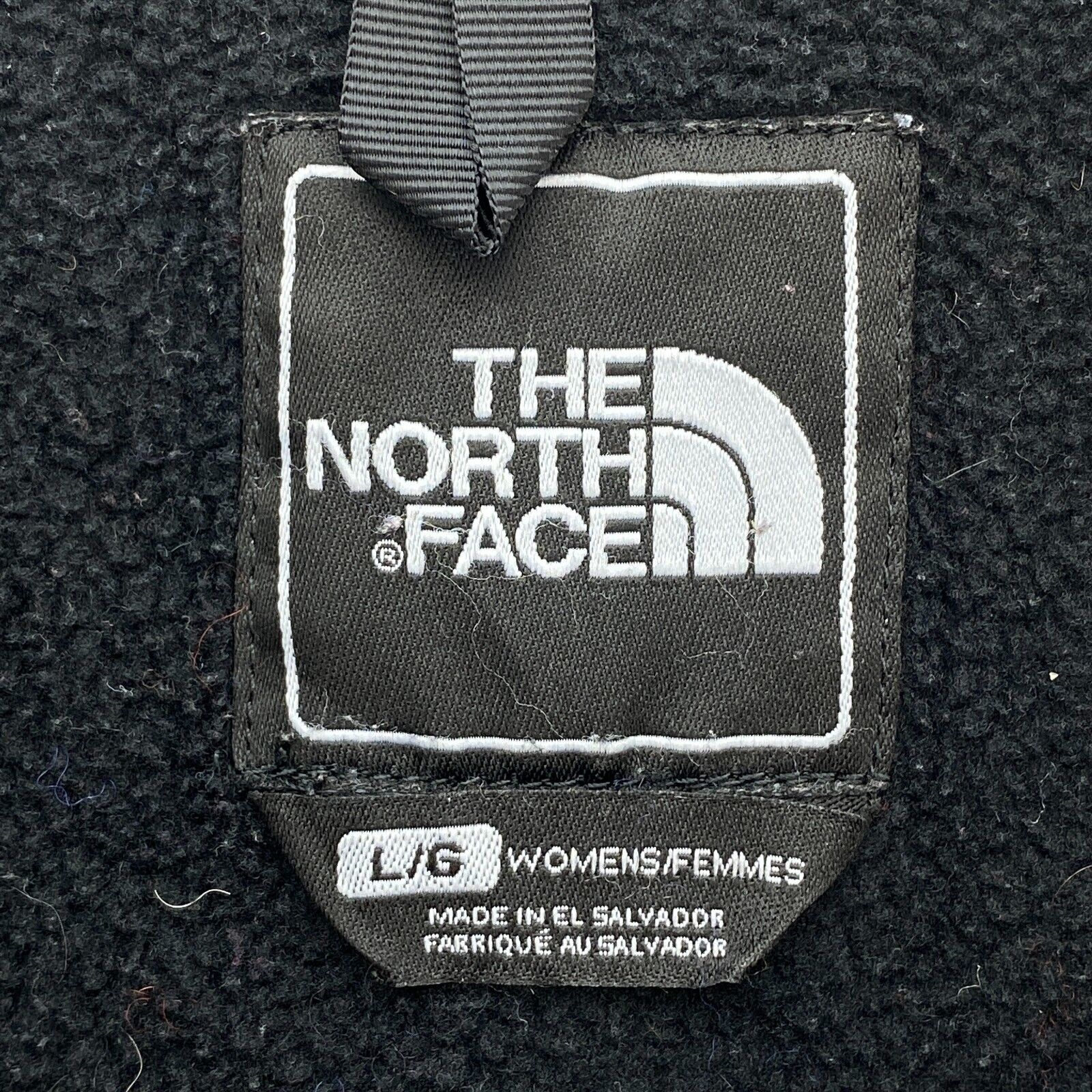 The North Face Women's Fleece Hooded Jacket Black Size S Full Zip
