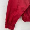 Tommy Hilfiger Vintage Red Windbreaker Hooded Jacket Size M Full Zip Up
