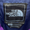 The North Face Logo Full Zip Purple Down Filled Jacket Size S Women's