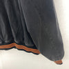 Harley Davidson Motorcycles Embroidered Heavy Bomber Jacket Size XL Black