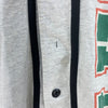 Vintage Miami Hurricanes NCAA Snap-Up Logo Gray T-shirt Size M