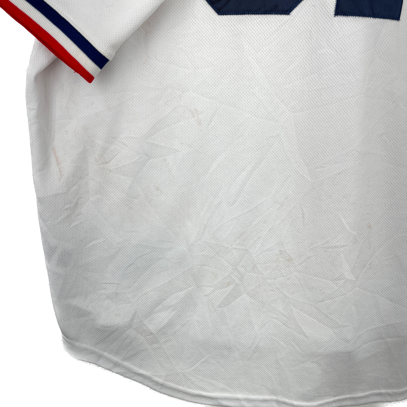 Vintage Atlanta Braves V-Neck #37 White Jersey Size XL