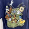 Walt Disney World Logo Mickey Mouse Navy Blue T-shirt Size M
