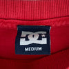 Vintage Dc Shoes USA Logo Graphic Print Red T-shirt Size M
