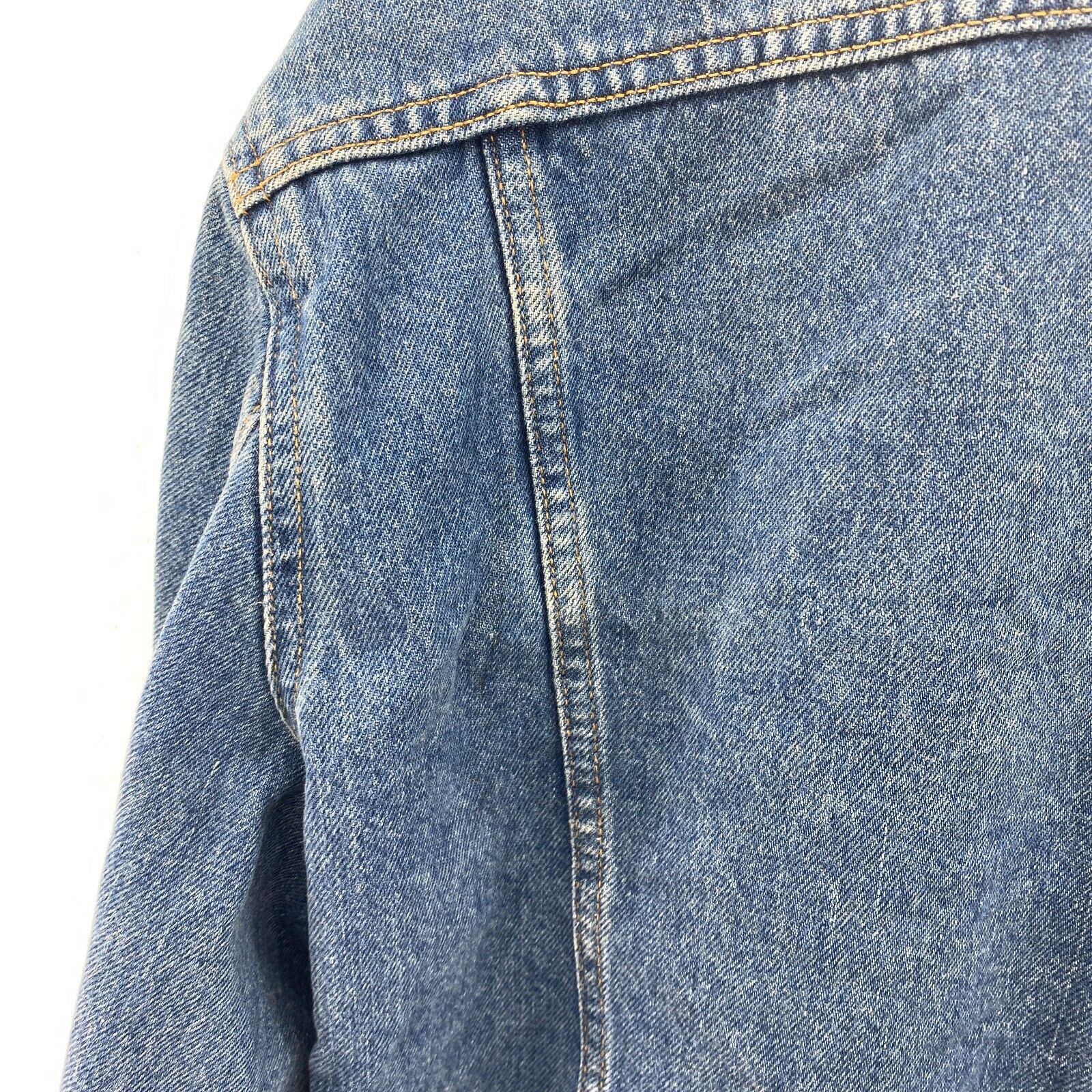 Levi's Denim Jacket Walter Gretzky Golf Medium Wash Blue Trucker Size M