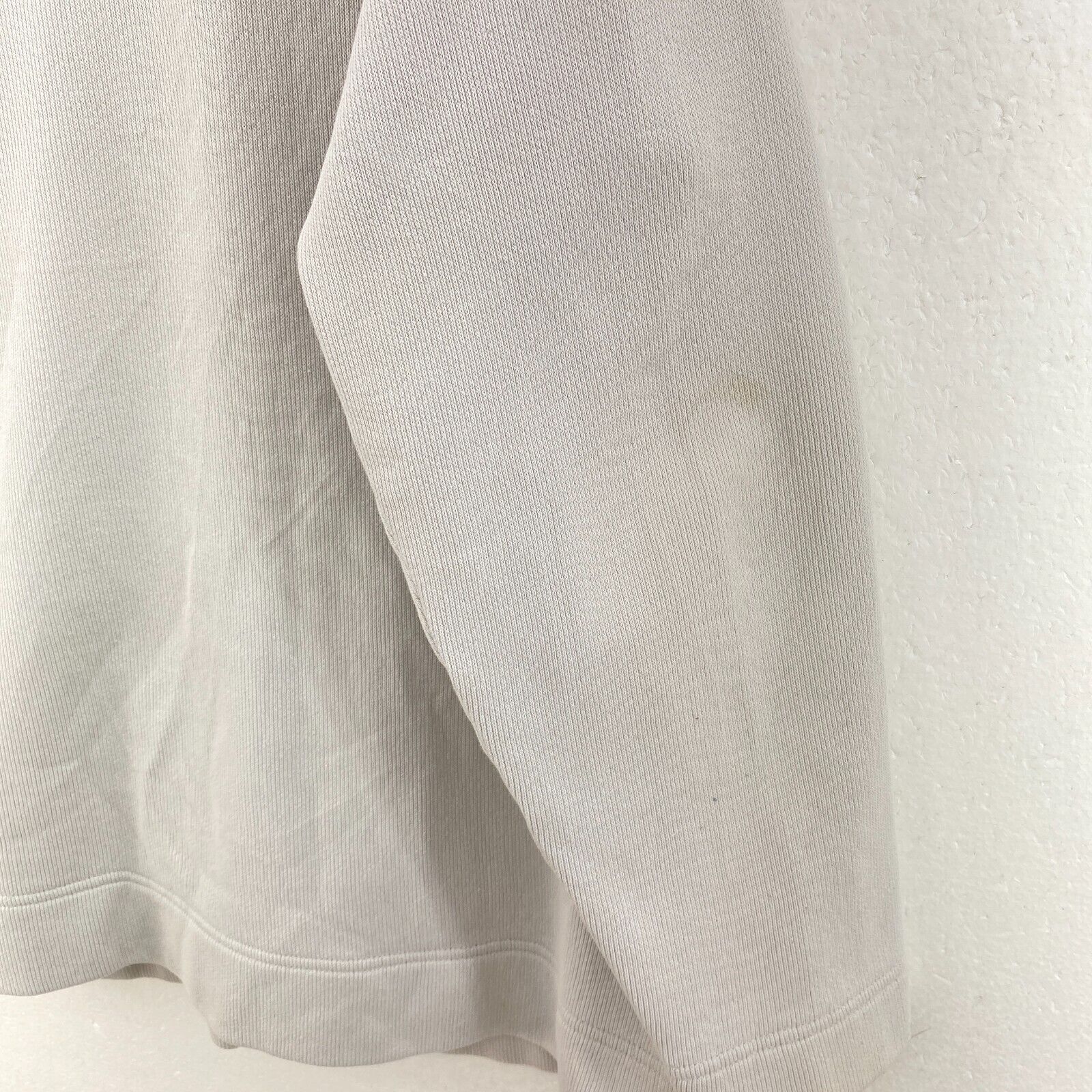 Nike Swoosh Check Embroidered Gray Pullover Jacket 1/4 Zip Size L