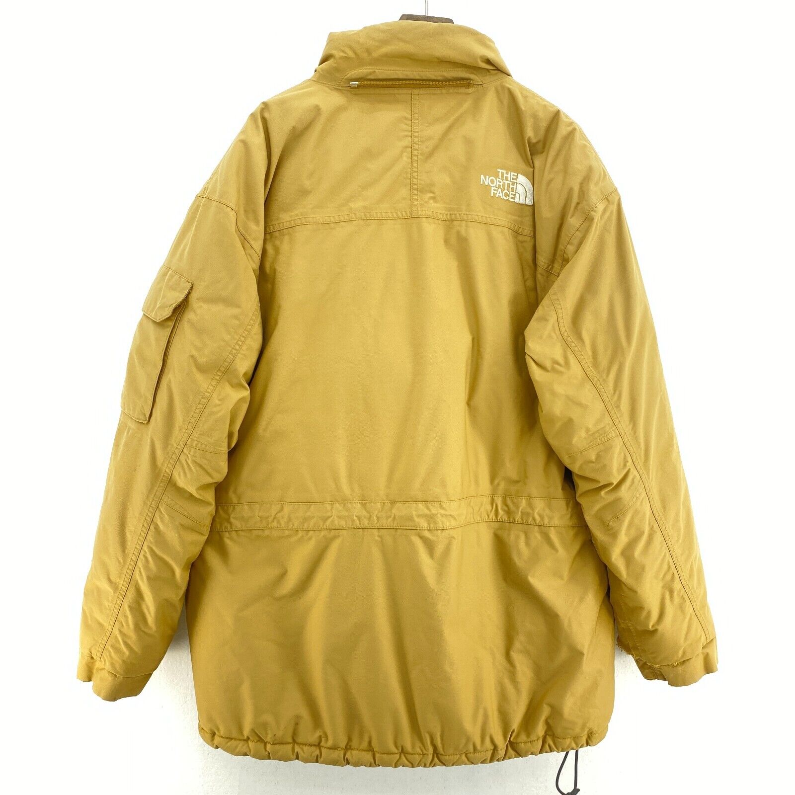 The North Face Logo 550 Full Zip Beige Insulated Jacket Size M
