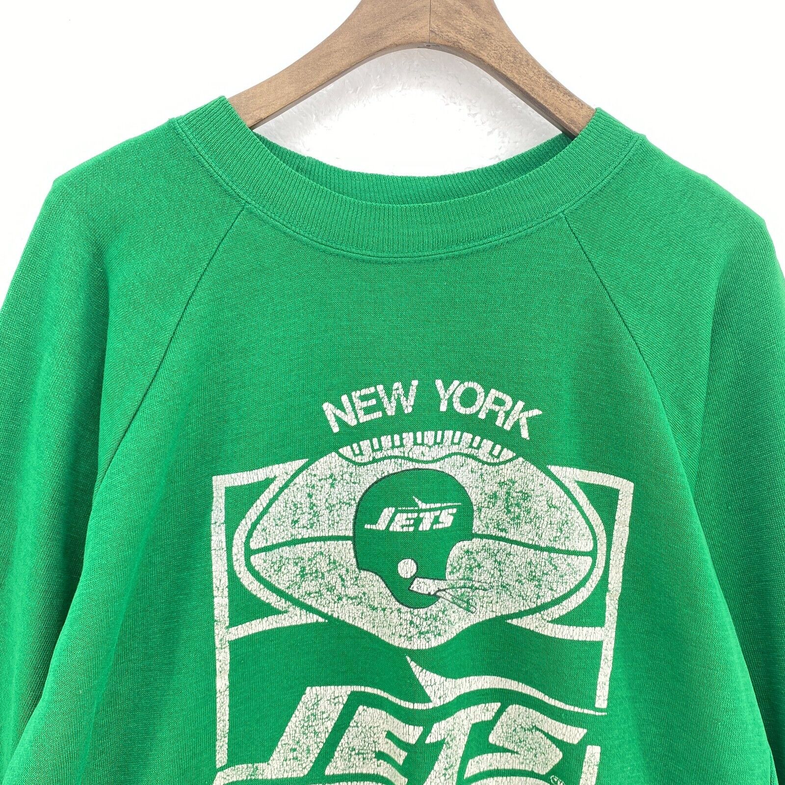 New York Jets Green Sweatshirt Size M Crewneck