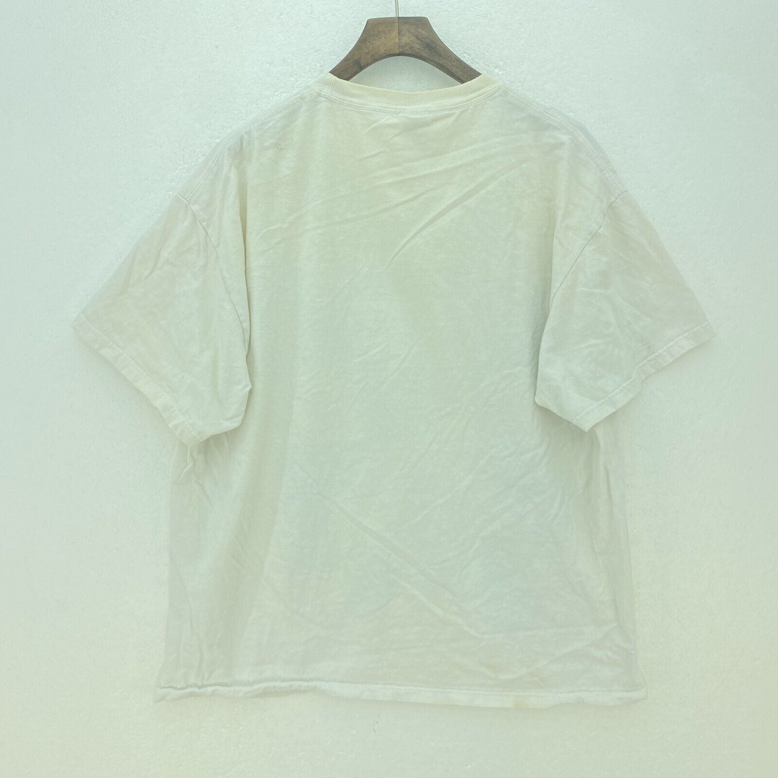 God Save The Queen White Art Graphic White T-shirt Size L