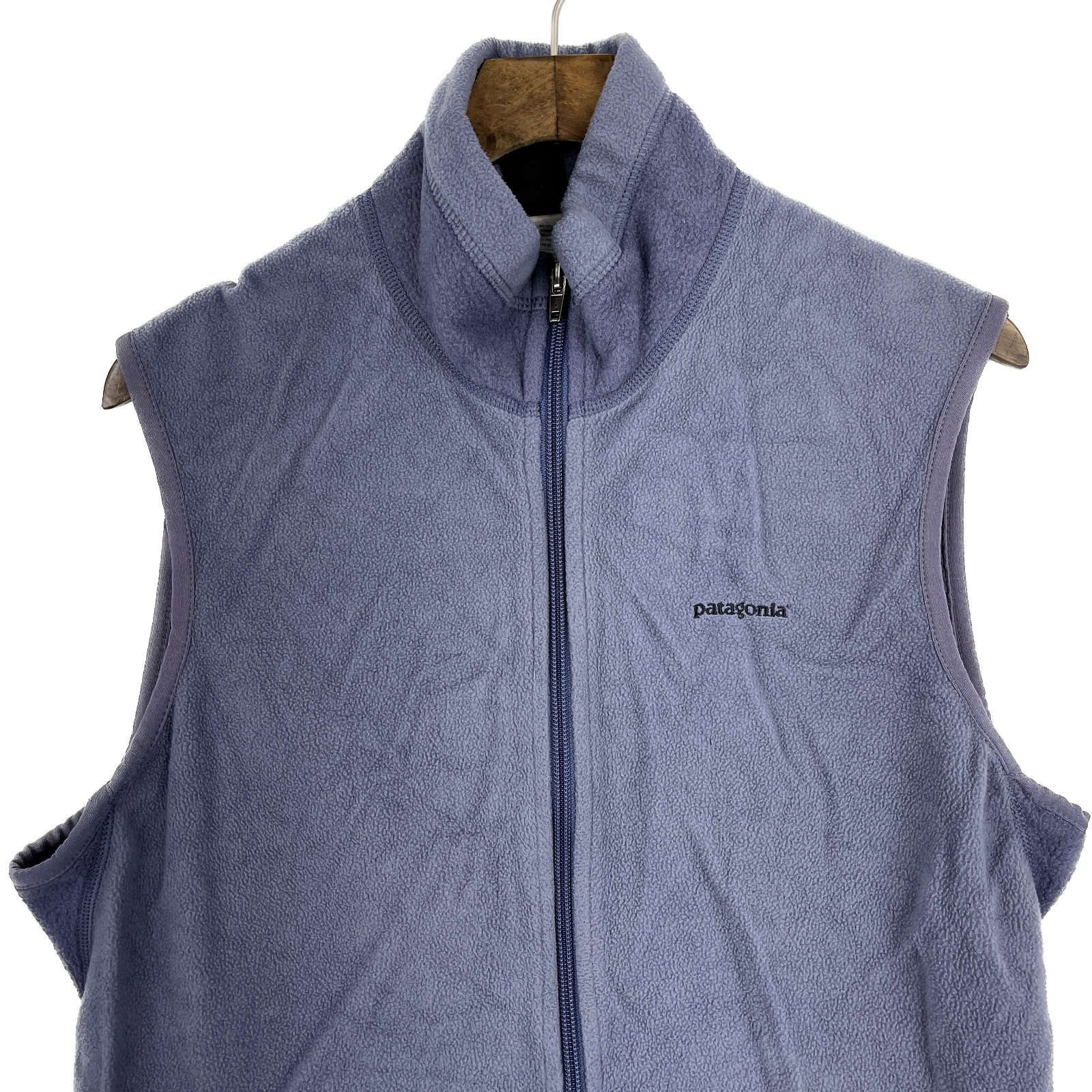Vintage Patagonia Full Zip Purple Fleece Vest Jacket Size S