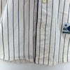 All Stars Bugs Bunny Looney Tunes Pinstripe Button Up White T-shirt Size M