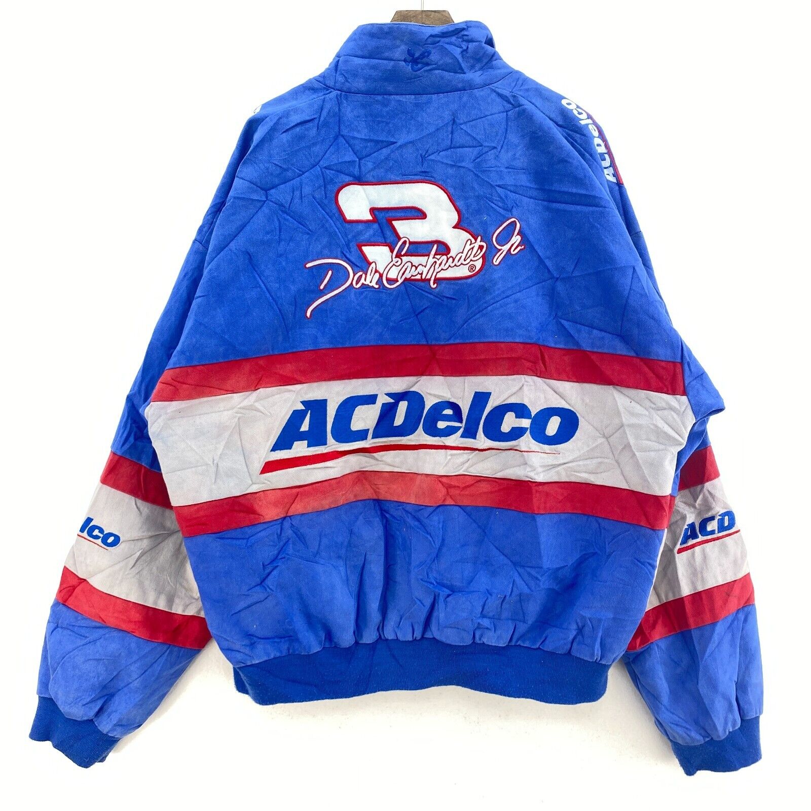 Chase Nascar Acdelco Snop On Coca Cola Full Zip Racing Jacket Size XL Blue