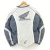 Honda Joe Rocket White Motorcycle Jacket Size M Missing Armour With Liner