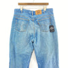 Levi's Orange Tab Light Wash Blue Denim Straight Jeans Size 38