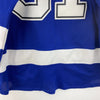 Authentic Steven Stamkos #91 Tampa Bay Lightening Reebok NHL Blue Jersey Size XL