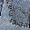 Levi's Orange Tab Light Wash Blue Denim Tapered Jeans Size 34