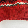 Dale Of Norway Metal Clasp Wool Red Norwegian Nordic Sweater Size M