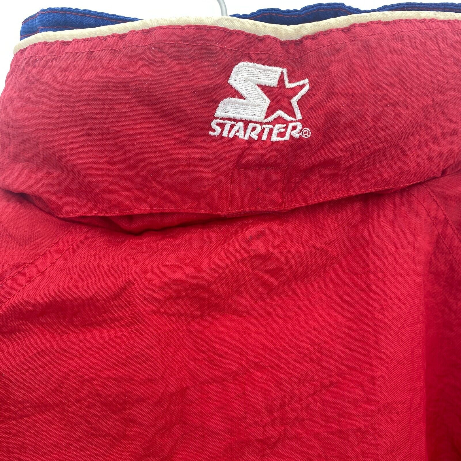 Starter Montreal Canadiens NHL Quarter Snap Insulated Red Jacket Size XL