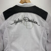 Harley Davidson Motorcycles Women Biker Jacket White Black Size S Air Knit