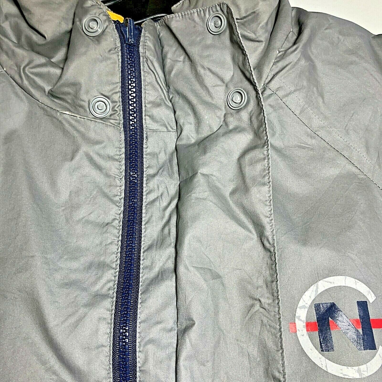 Nautica Competition Reversible Jacket Full Zip Size L 90s