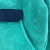 The North Face Quarter Zip Fleece Hooded Pullover Jacket Size M Blue