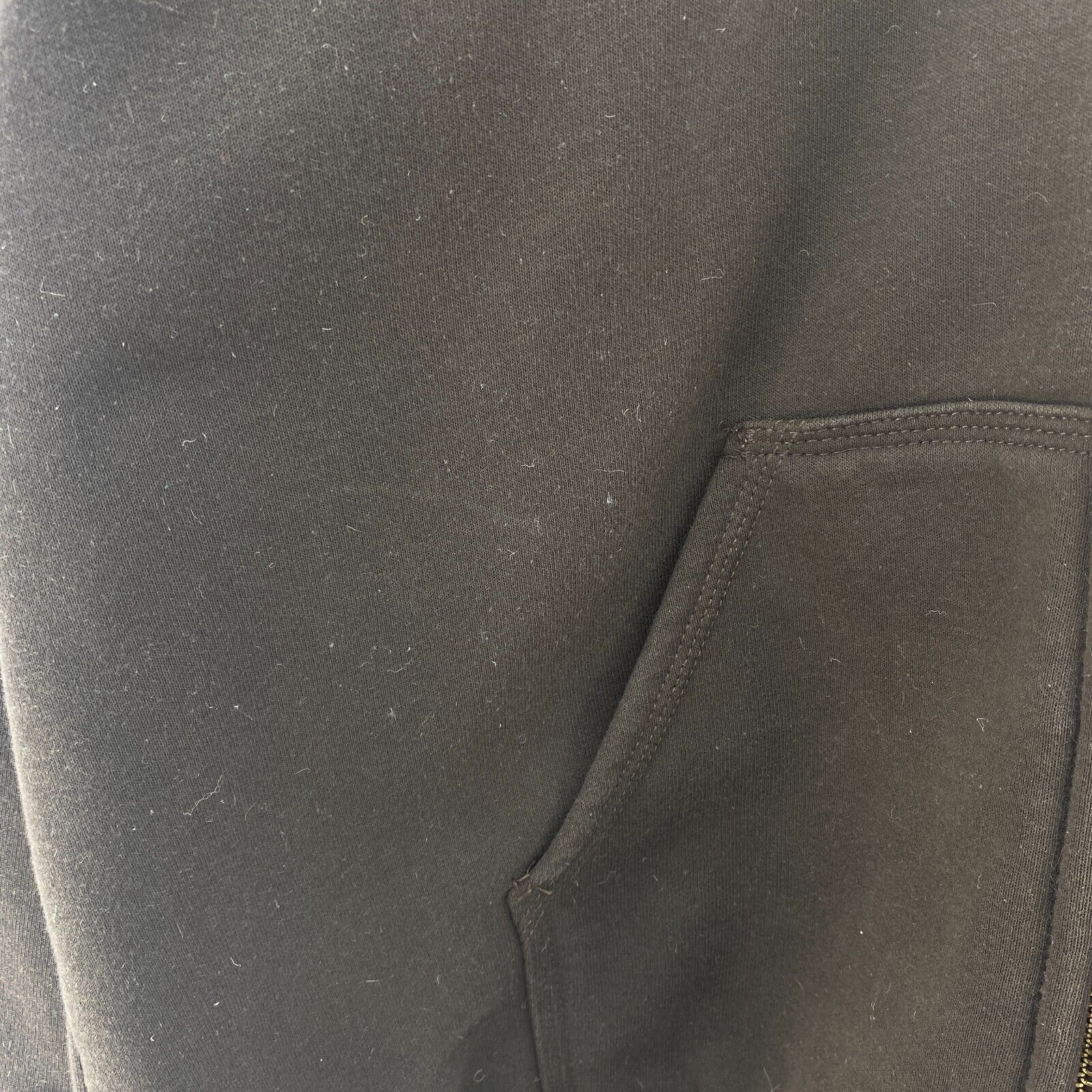 Carhartt Workwear Rain Defender Brown Hooded Jacket Size L Full Zip Up