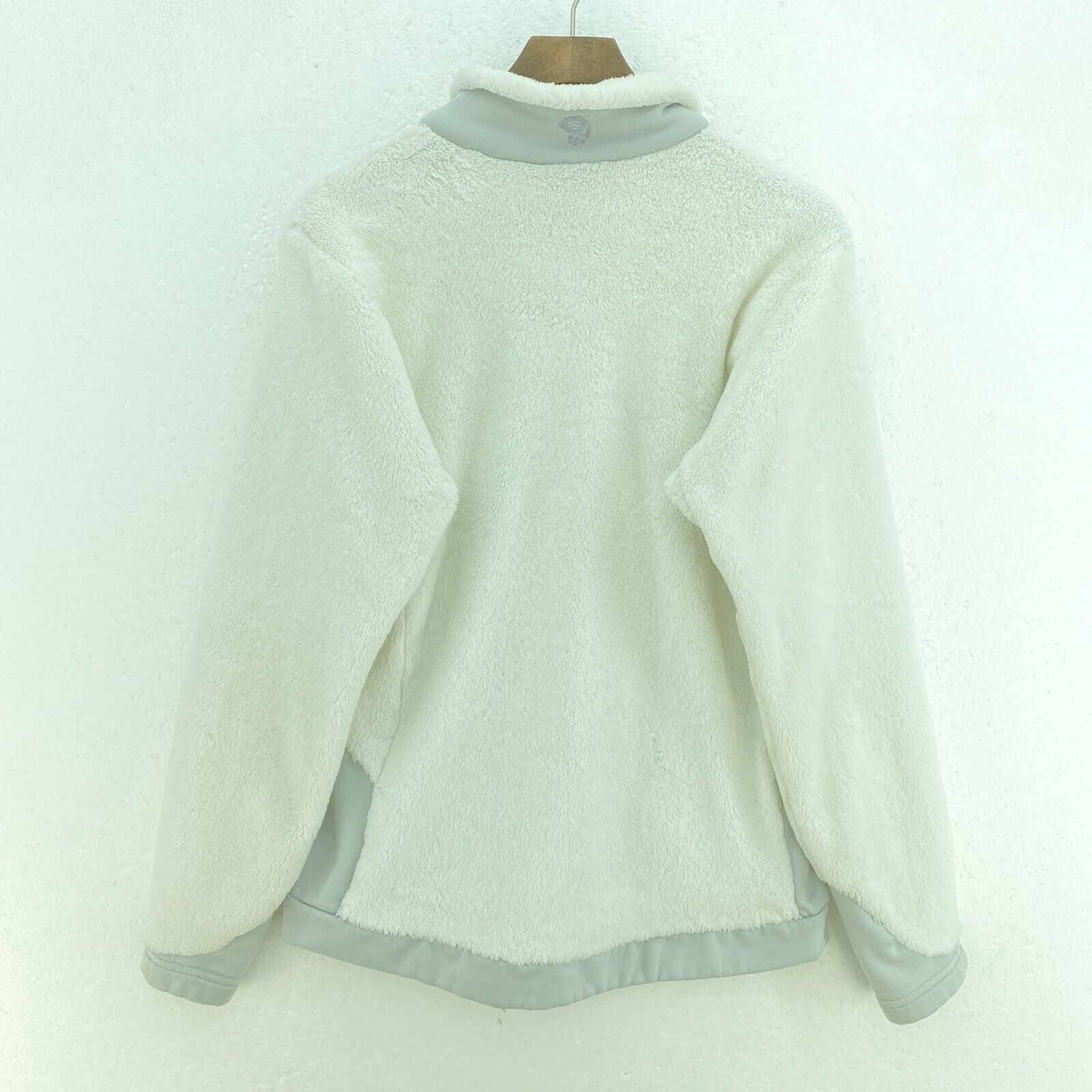 Mountain Hard Deep Pile Wear Ivory Full Zip Fleece Jacket Size M Women's