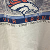 Pro Player Vintage Super Bowl Denver Broncos NFL White T-shirt Size 2XL