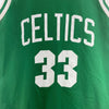 Champion Authentic Boston Celtics NBA #33 Larry Bird Green Jersey Size 48