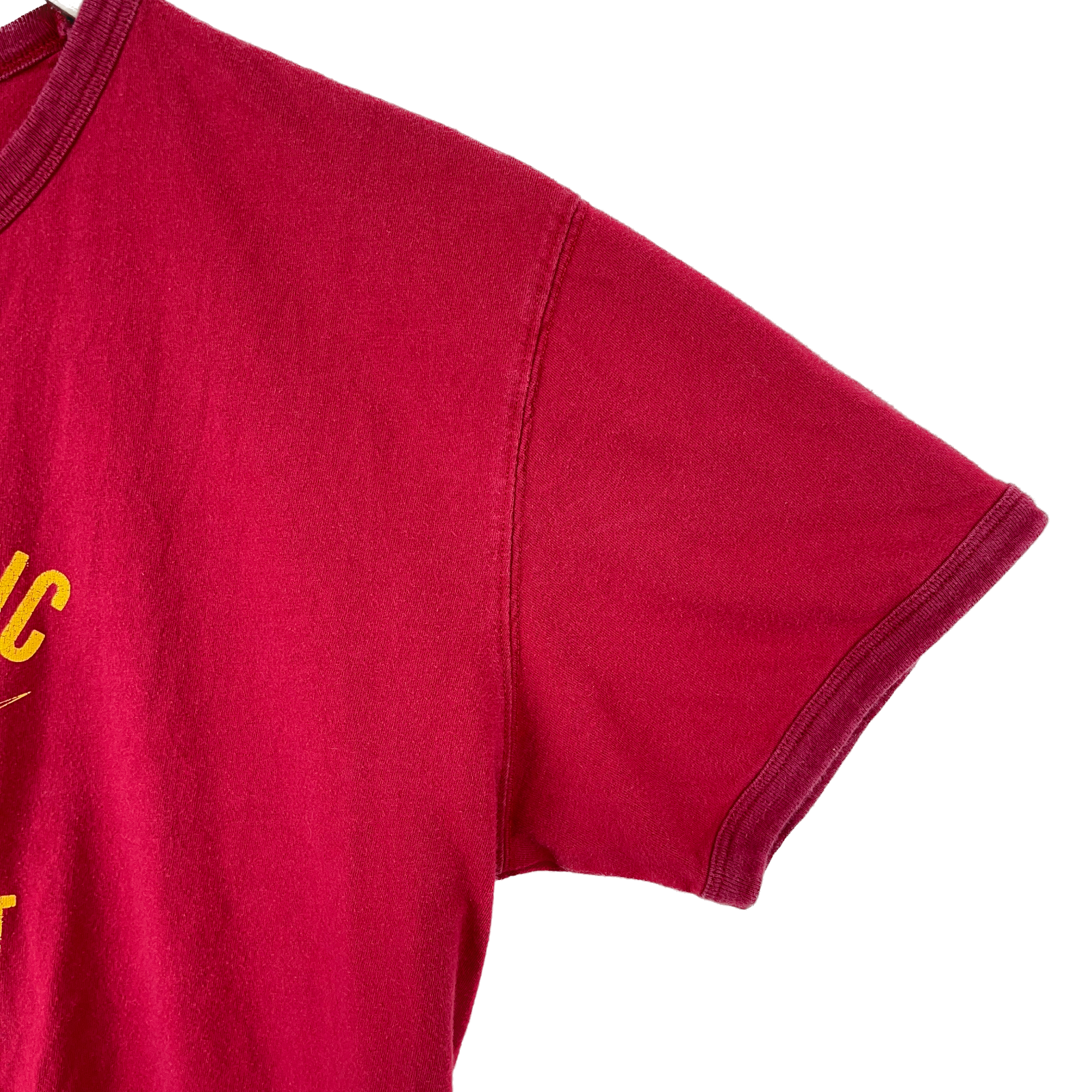 Vintage Nike The Athletic Department Burgundy Red T-shirt Size XL