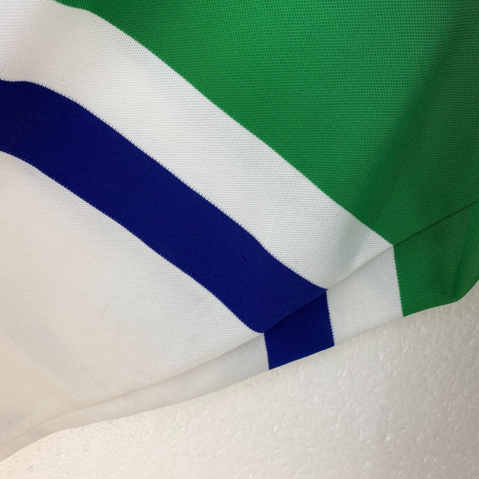 Californias Stewart #13 Green White Long Sleeve Jersey Size XL